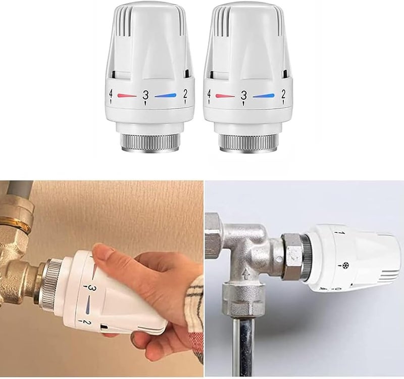 DN20 Copper Thermostatic Adapter Straight 5 Levels For Towel Warmers Vertical Radiators - Image 4